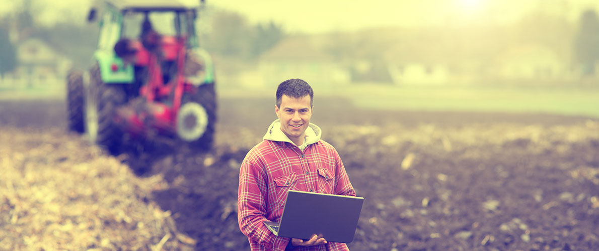 SIU Agricultural Sciences Tractor in field