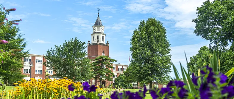 SIU Pulliam Hall in Spring