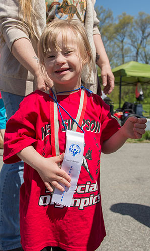 Young Girl at Special Olympics