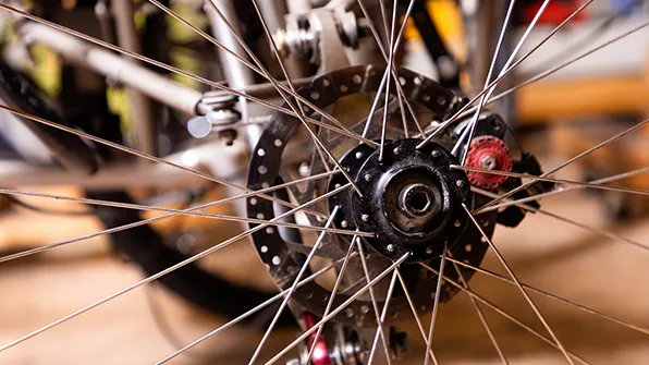 SIU Mechanical Engineering program closeup of bicycle