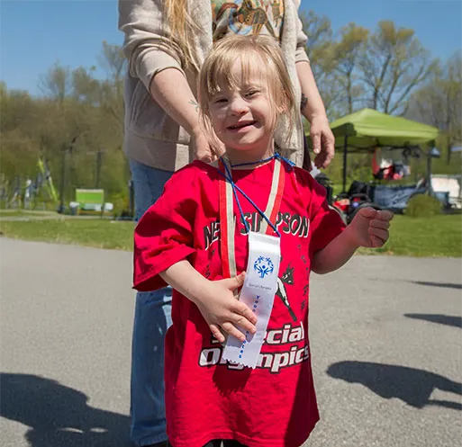 Young Girl at Special Olympics
