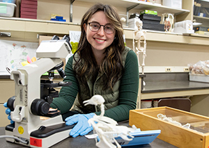 Makayla Mard, SIU Marine Biology Student